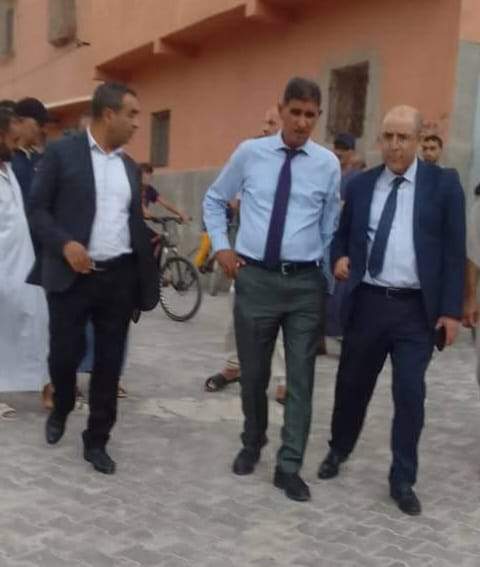 الكراب عامل شيشاوة يزور إمنتانوت للاطلاع على تقدم أشغال إصلاح الطرق المتضررة من الفيضانات