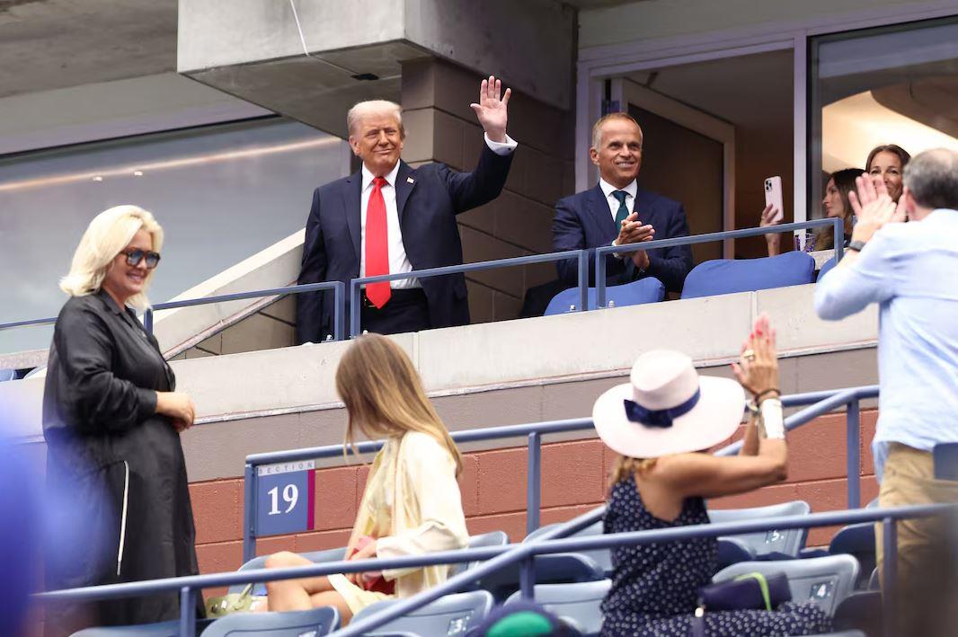 تأخير انطلاق نهائي بطولة أمريكا المفتوحة للتنس بسبب ترامب