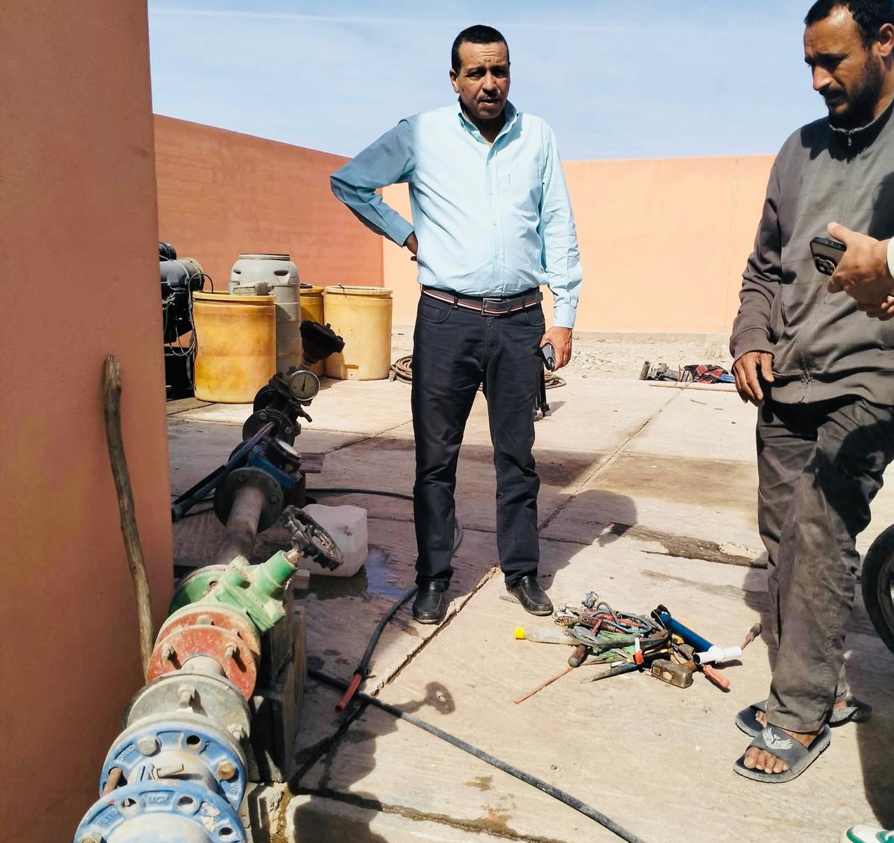 السلطات الإقليمية بالصويرة تتدخل لمعالجة انقطاع الماء بجماعة تفتاشت +صور