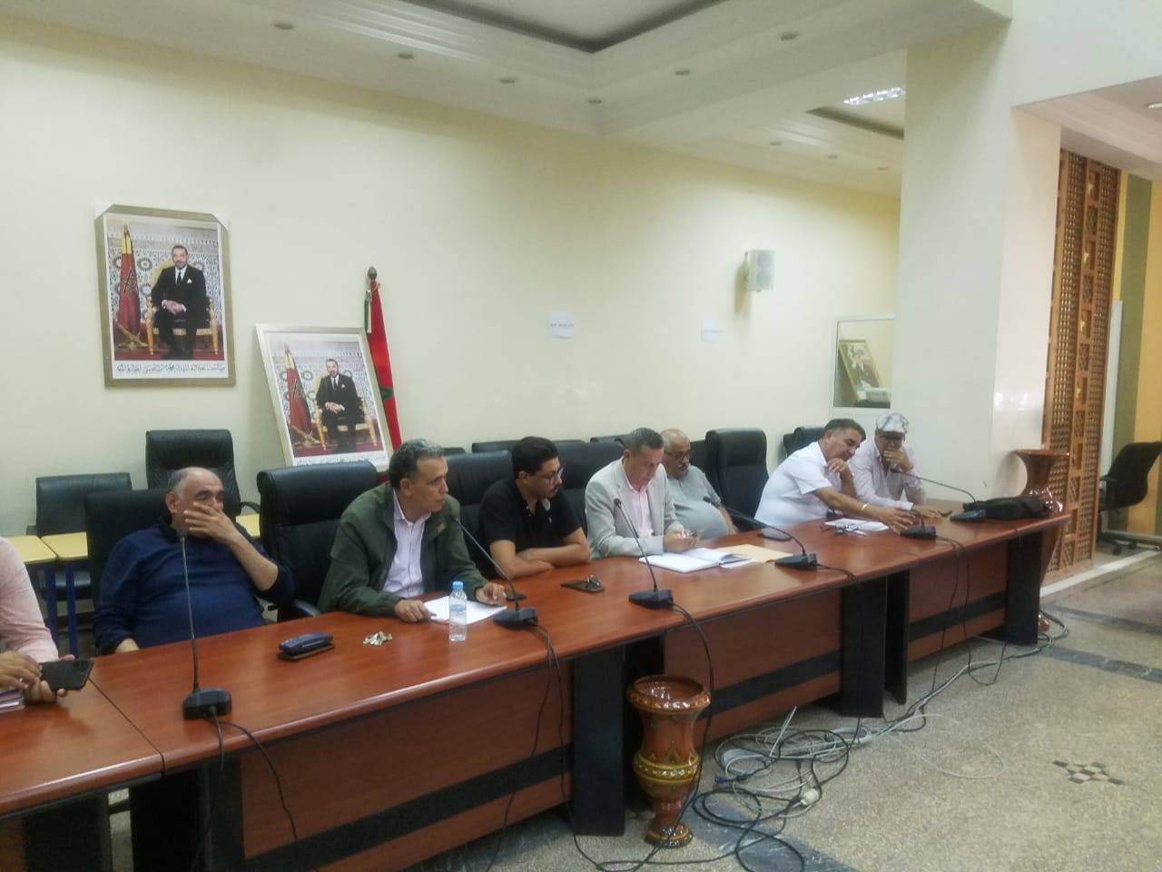 المجلس الجماعي لآسفي يجتمع بممثلي تجار ووكلاء سوق الجملة للخضر والفواكه +صور