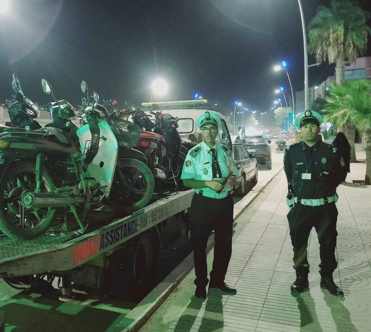 حملة موسعة تسفر عن حجز 12 دراجة نارية وتحرير 27 مخالفة مرورية بامنتانوت