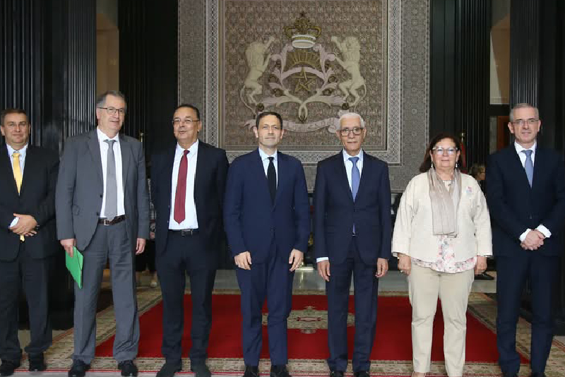 الطالبي العلمي يتباحث مع الرئيس المشارك للجنة البرلمانية المشتركة بين المغرب والاتحاد الأوروبي