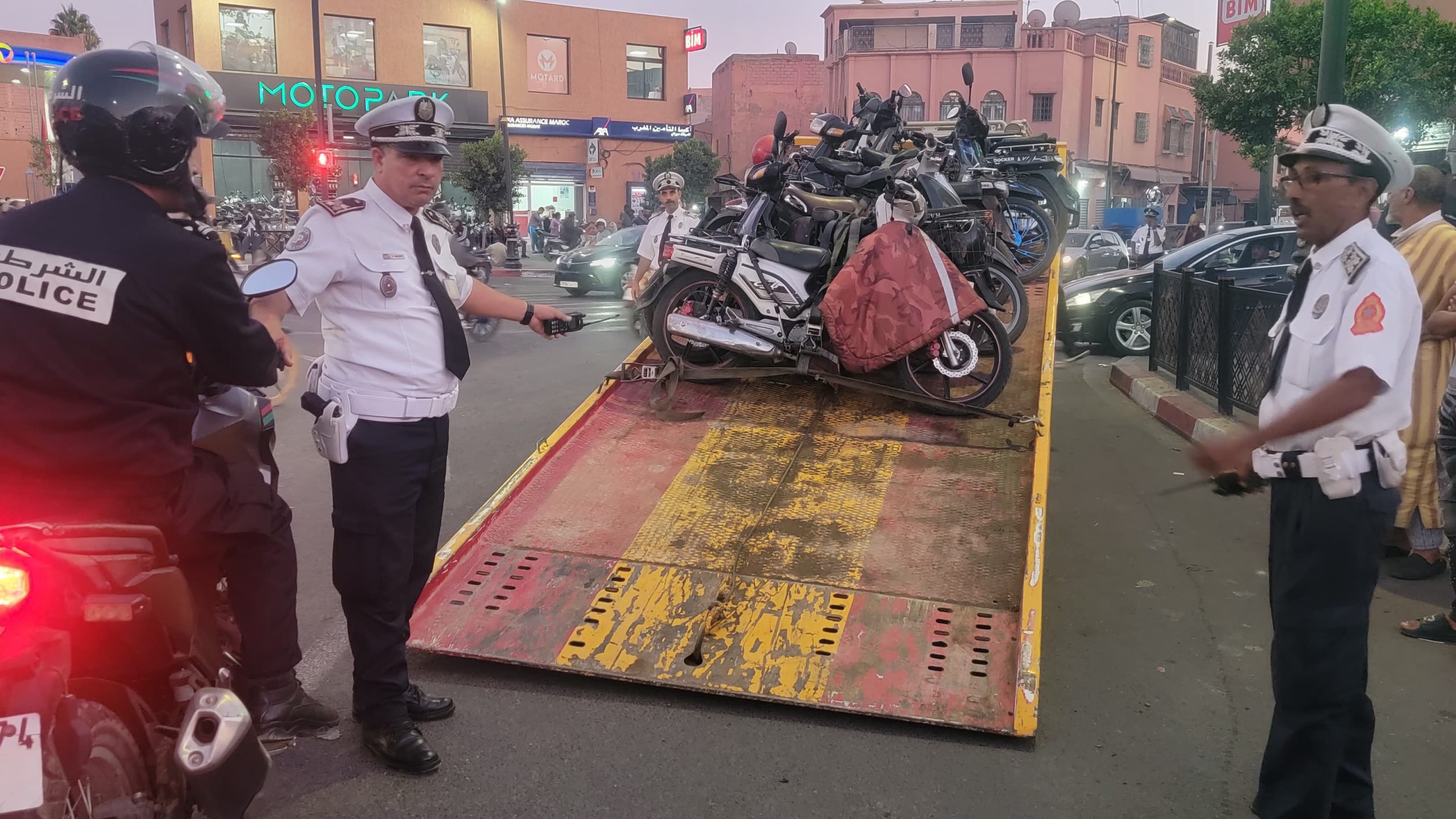 حملة أمنية مكثفة بمراكش تستهدف مخالفات السير والدراجات النارية