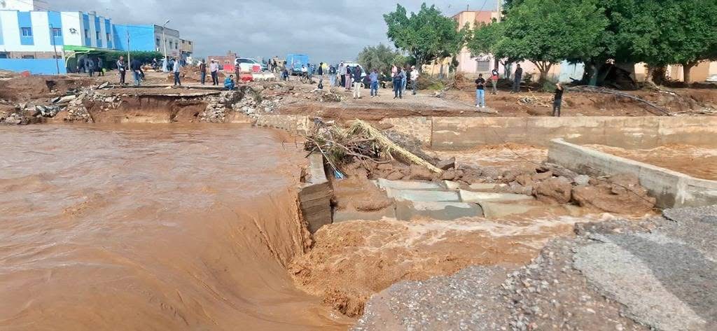 العثور على جثة مجهولة جرفتها سيول واد سلوان باقليم الناظور