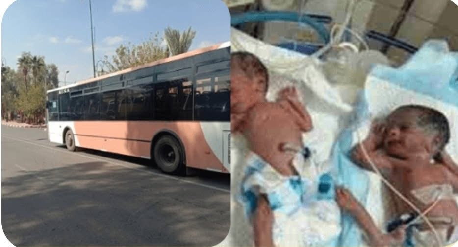 ولادة مفاجئة لتوأم داخل حافلة “ألزا” بين لالة تكركوست وتحناوت