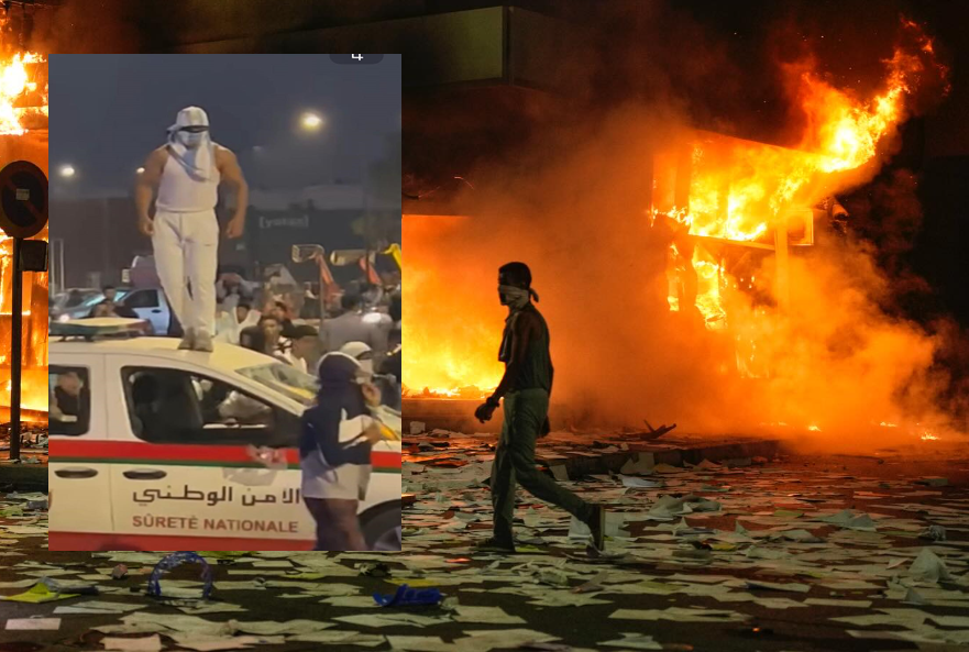 توقيف المتزعم الرئيسي لأعمال التخريب بحي الأمل في سلا