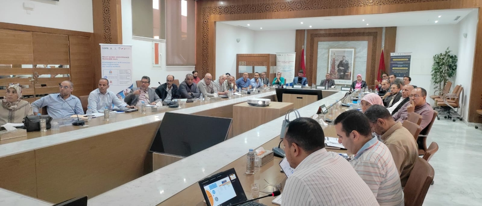 ورشة عمل بولاية مراكش آسفي تبحث سبل تعزيز تعبئة الموارد المالية المحلية وتكريس الحكامة الجيدة