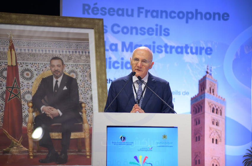 مراكش.. رئيس الشبكة الفرنكفونية للمجالس العليا للقضاء يشيد بالإصلاحات القضائية بالمغرب