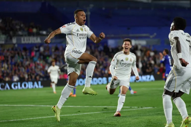 مبابي يمنح ريال مدريد فوزاً ثميناً على خيتافي ويعيده إلى الصدارة قبل الكلاسيكو