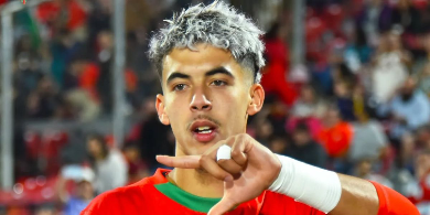 المنتخب المغربي ينهي الشوط الأول متقدما على الأرجنتين بهدفي المراكشي الزابيري