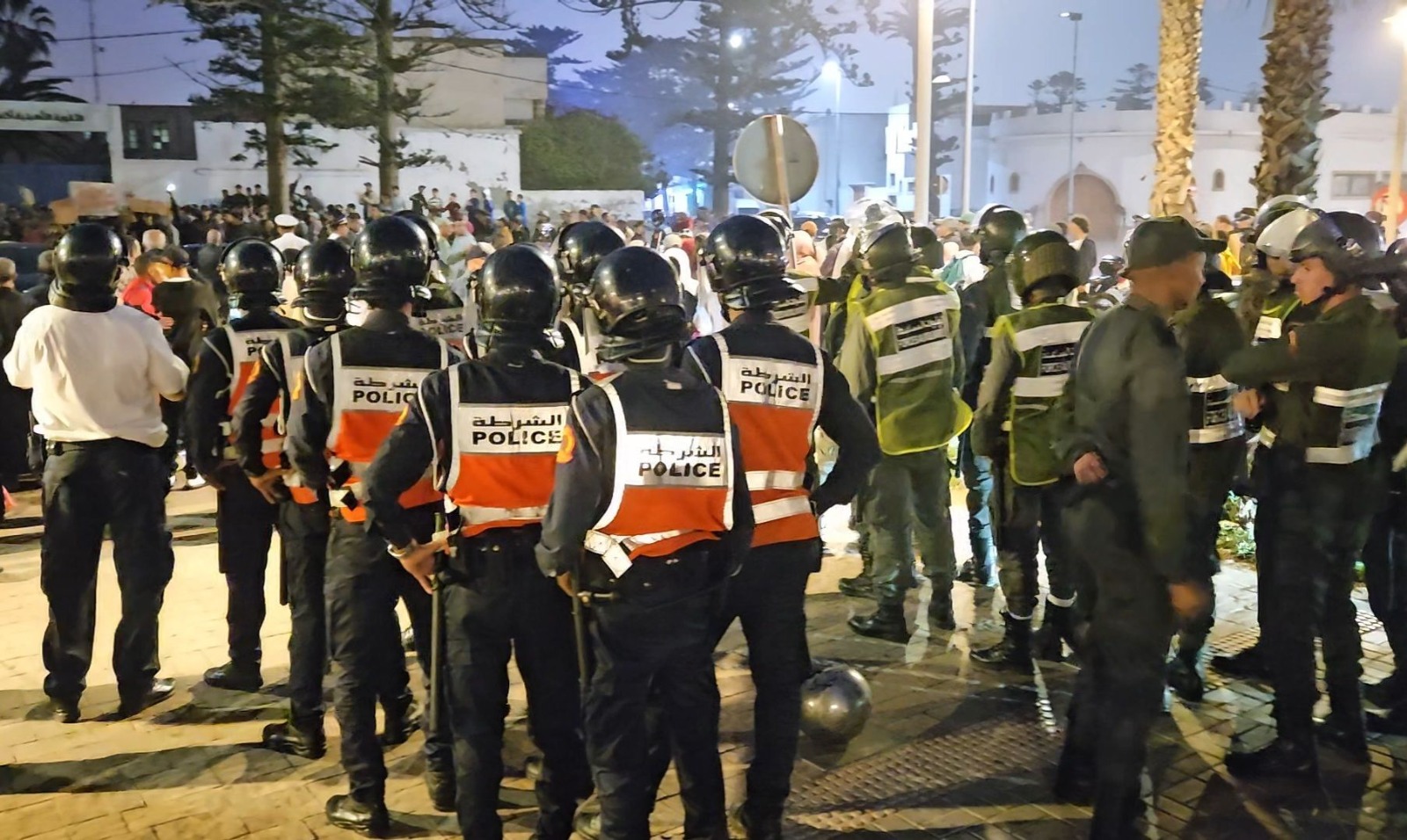 إصابة ثلاثة أمنيين على خلفية أعمال شغب عقب وقفة احتجاجية بالصويرة