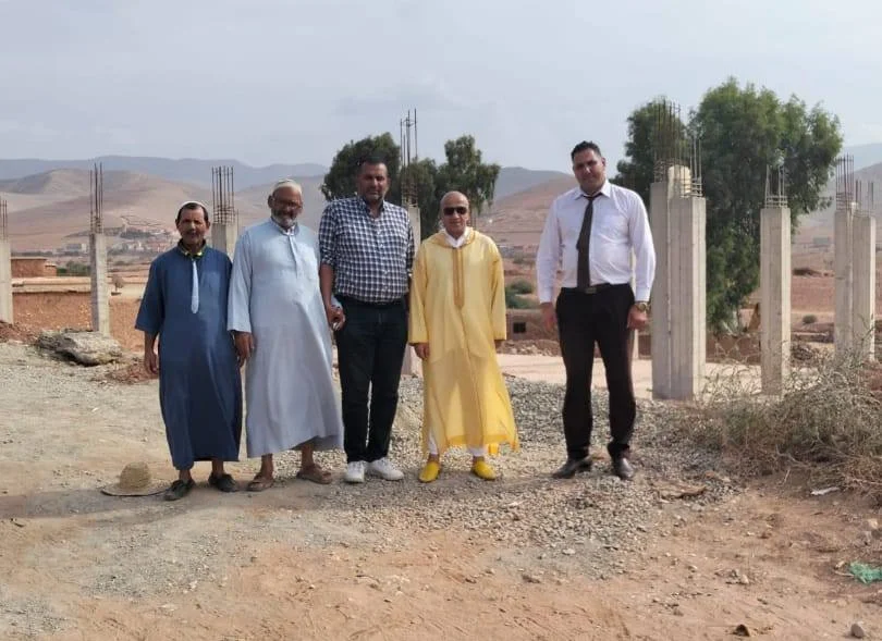 شوقي مدير أكاديمية مراكش آسفي يتفقد أوراش إعادة بناء وتأهيل المؤسسات التعليمية بشيشاوة