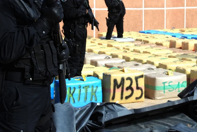 مخبأة بشحنة الفلفل الأخضر.. اعتقال 20 شخصا وحجز 20 طن حشيش عقب تفكيك شبكتين للتهريب الدولي