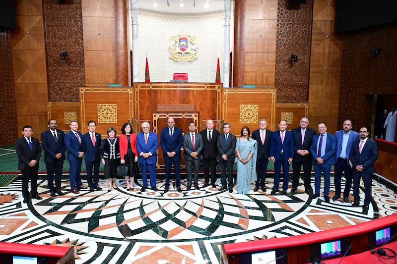 وافا برلماني مراكش أمين مجلس المستشارين يشارك في لقاء سفراء آسيا