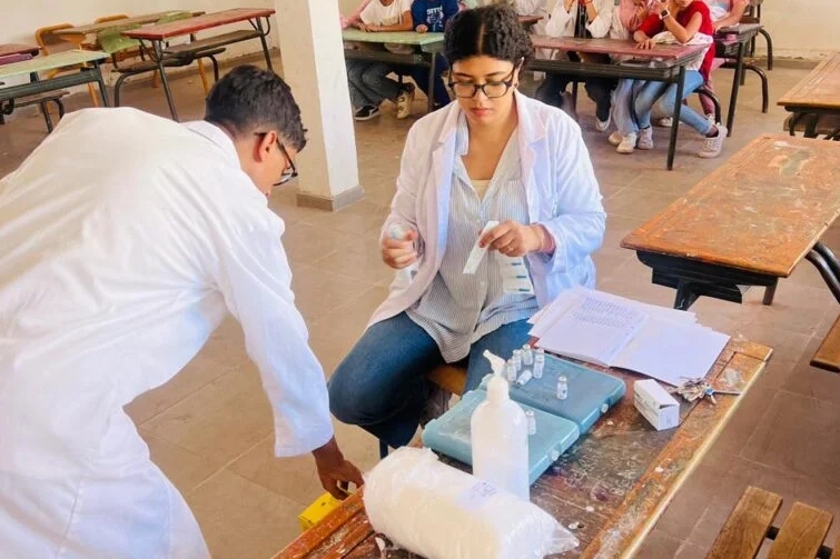 اقليم السراغنة.. حملة تلقيح تستهدف تلميذات الابتدائي للوقاية من سرطان عنق الرحم