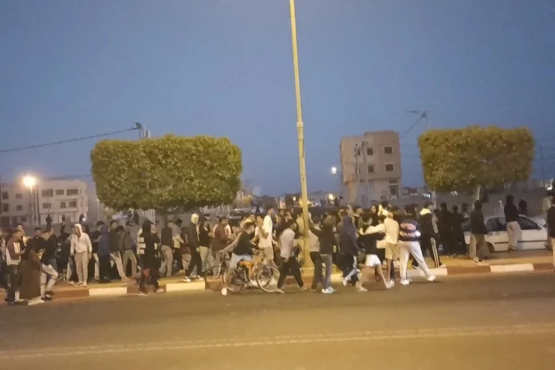 أعمال التخريب بتزنيت توقف 15 شخصا ضمنهم قاصرين