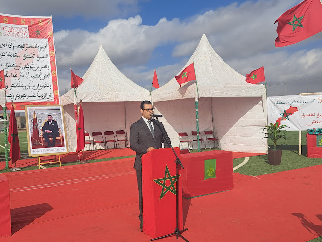 احتفالات المسيرة الخضراء.. الناجي رئيس جماعة الويدان يؤكد: الذكرى الخمسين “عيد للوحدة والسيادة الوطنية”