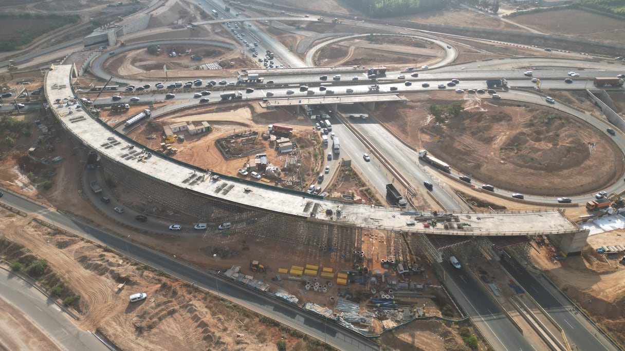 أشغال إنجاز “أوتوروت” تيط مليل-برشيد ومفترقي عين حرودة وسيدي معروف تشرف على الانتهاء