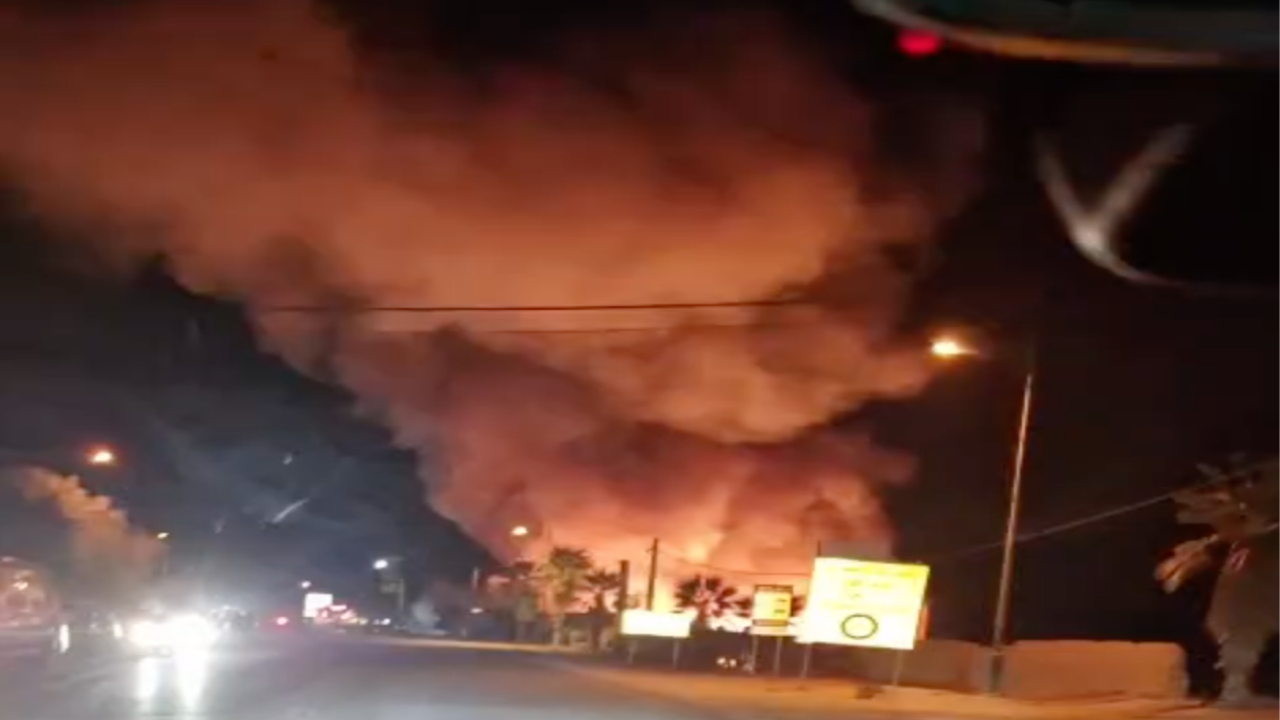 عاجل.. حريق مهول ضواحي مراكش.. يستنفر الدرك وفرق الوقاية المدنية بجماعة أولاد حسون +فيديو