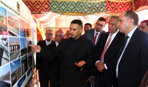 طالب عامل إقليم اليوسفية يشرف على تدشين وإعطاء انطلاقة مشاريع تنموية