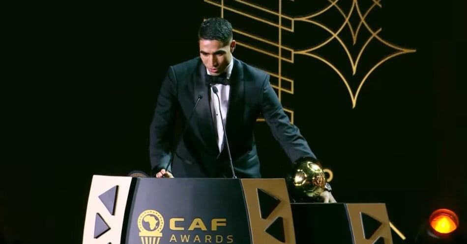 جوائز الكاف.. حكيمي يتوج بجائزة أفضل لاعب إفريقي لسنة 2025