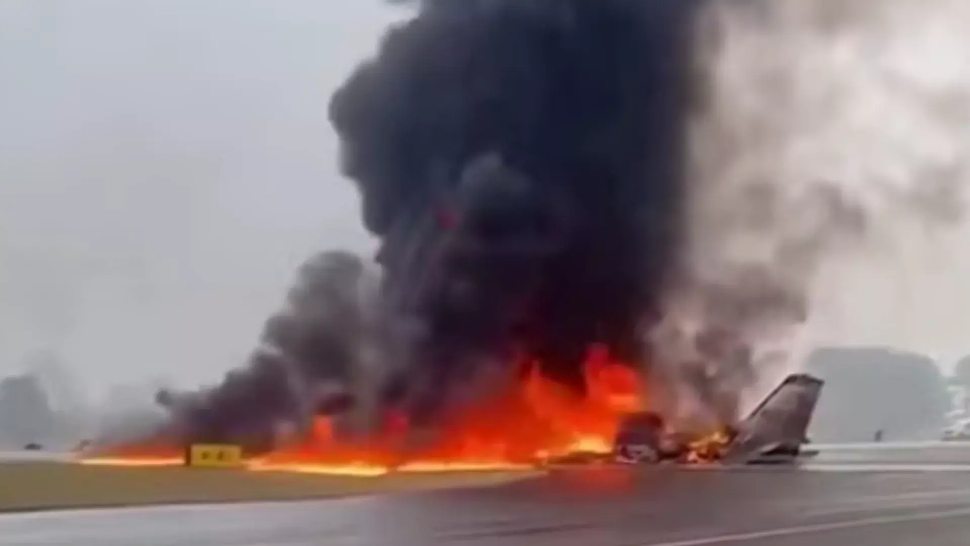 مصرع سبعة اشخاص في تحطم طائرة خاصة