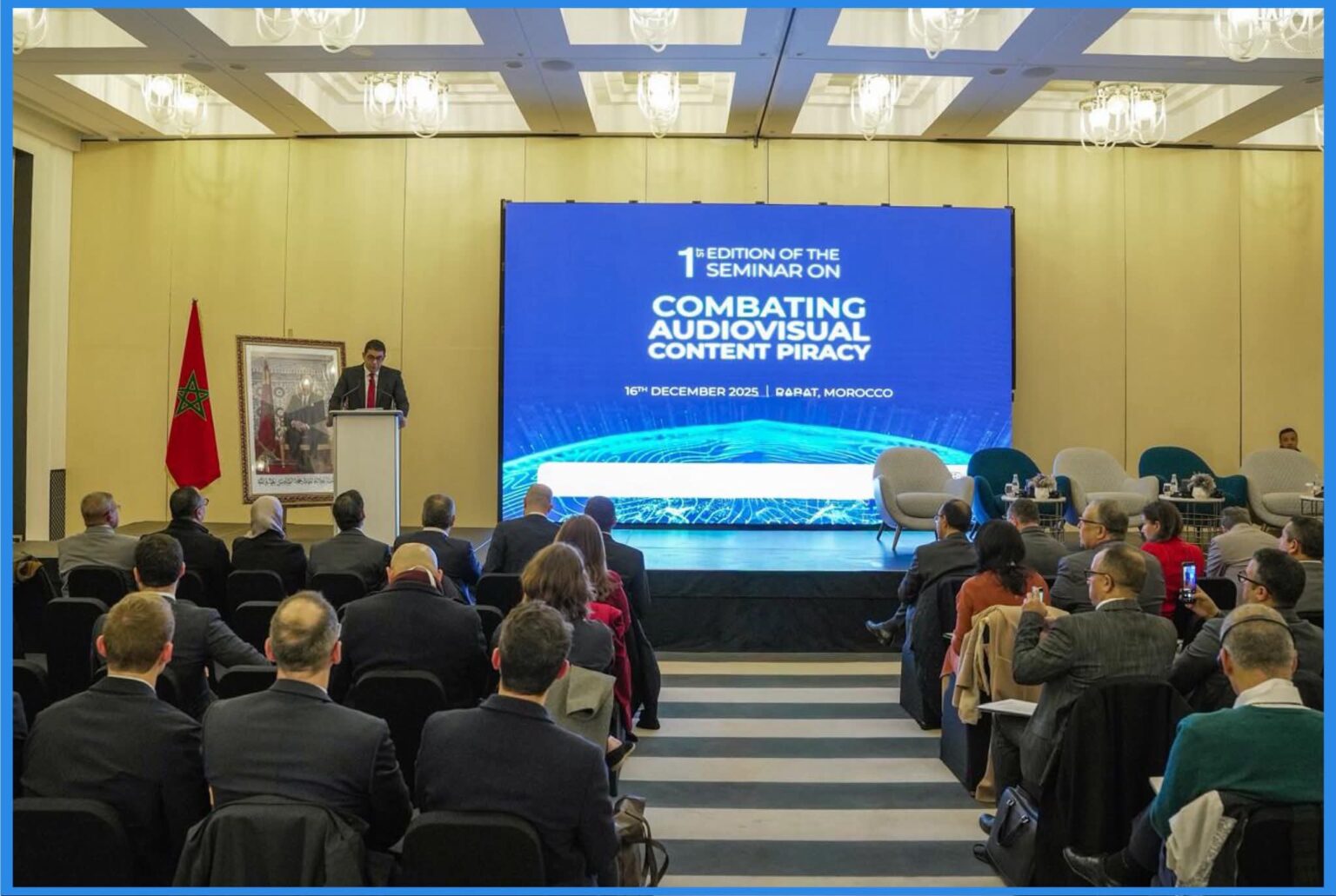 الوزير بنسعيد يشرف على افتتاح الندوة الوطنية حول مكافحة قرصنة المحتويات السمعية البصرية