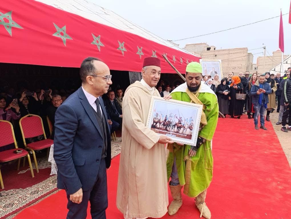 اليزيدي عامل قلعة السراغنة يزور مهرجان الفرائطة الثقافي في نسخته الخامسة +صور