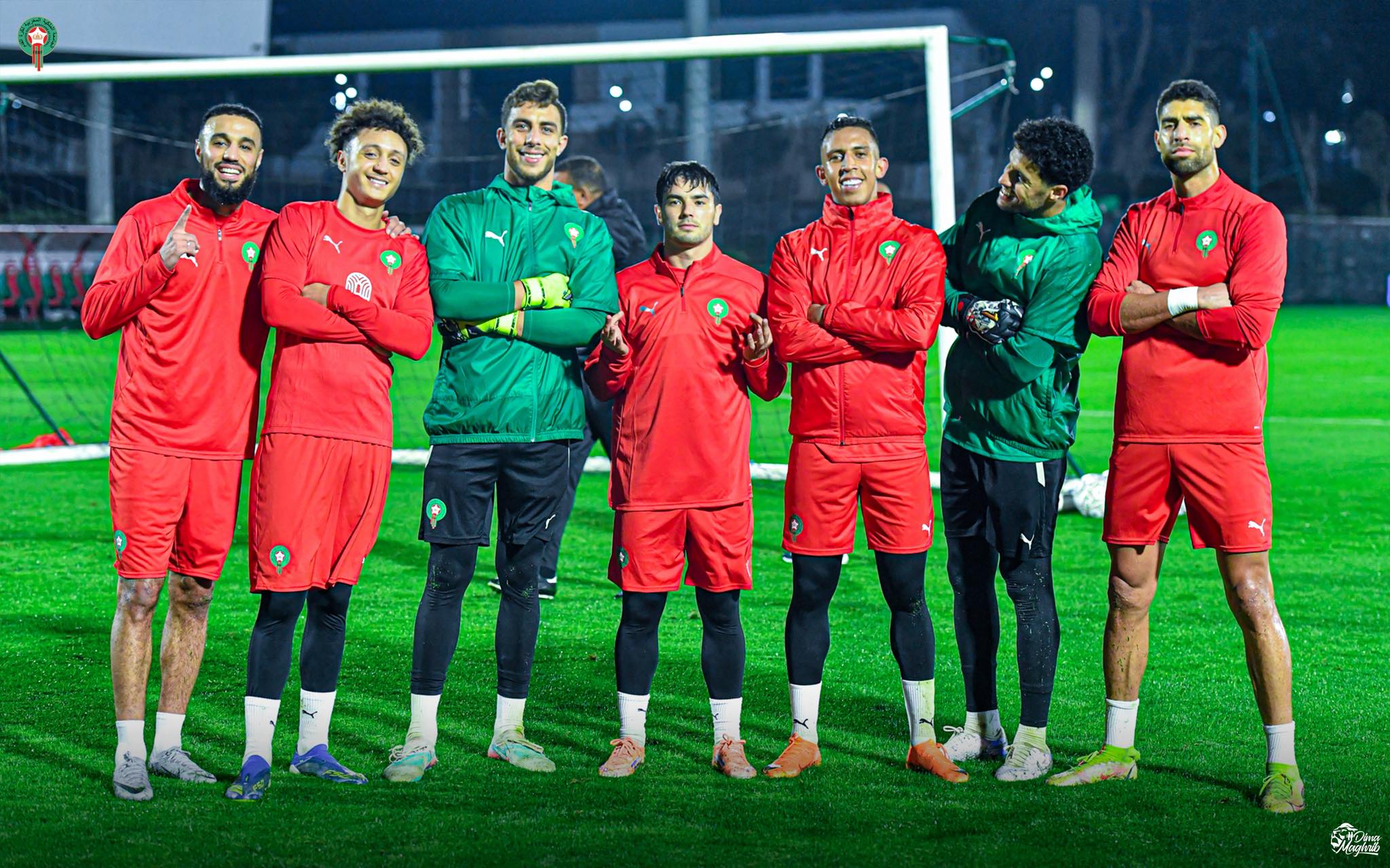 أول حصة تدريبية للأسود استعدادا لنهائيات كأس أمم إفريقيا