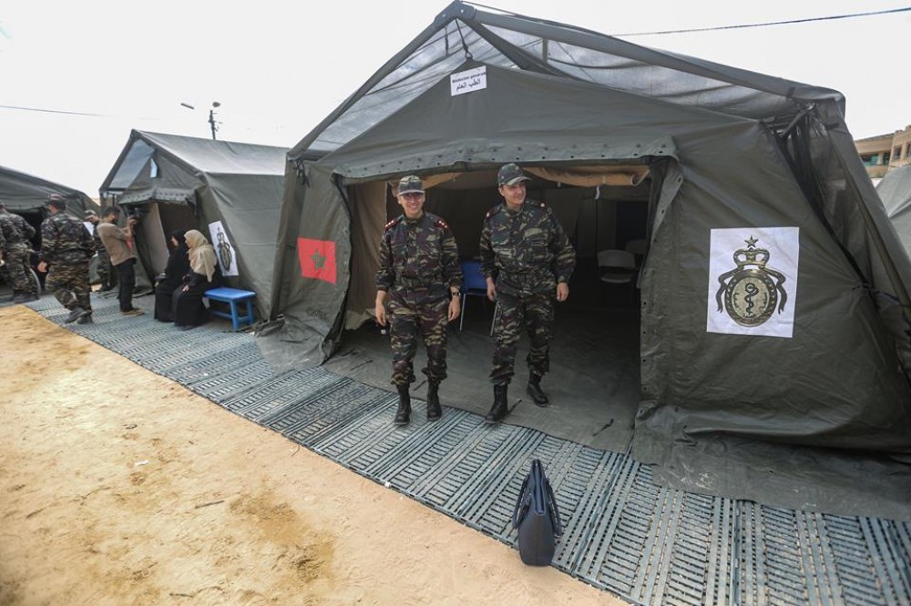 المستشفى العسكري الميداني بـ”ويرغان” يفتح أبوابه لساكنة جبال الحوز