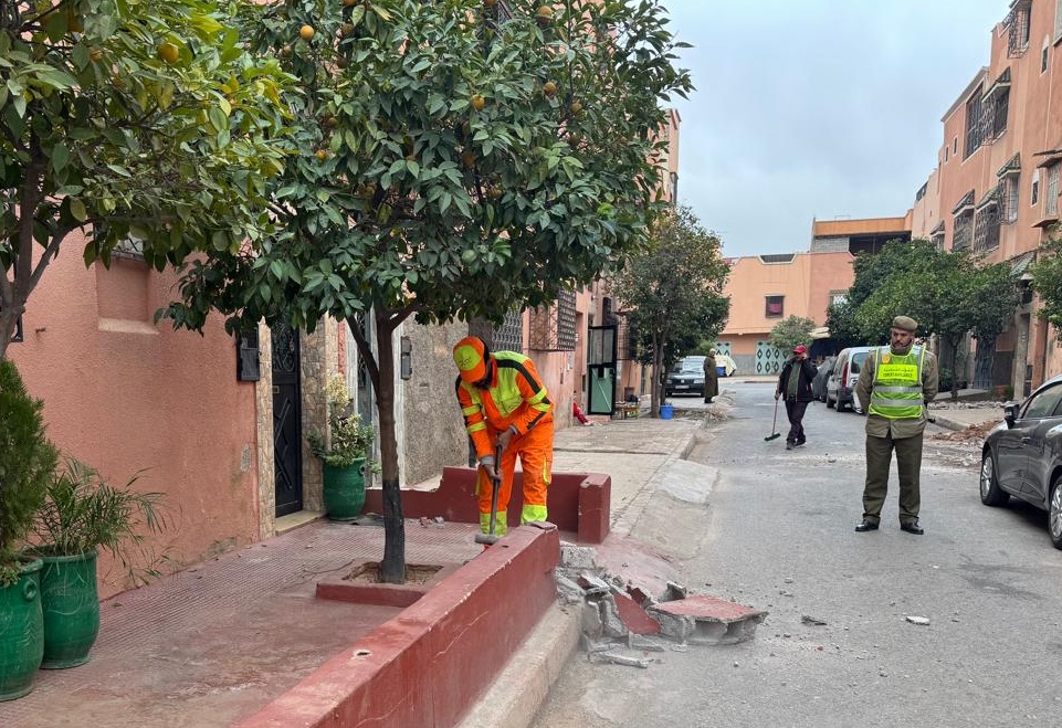 سلطات مراكش تشن حملة واسعة لتحرير الملك العام بسيدي يوسف بن علي