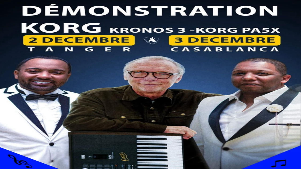 طنجة والدار البيضاء تحتضنان جولة KORG العالمية بمشاركة للأخوين باهي