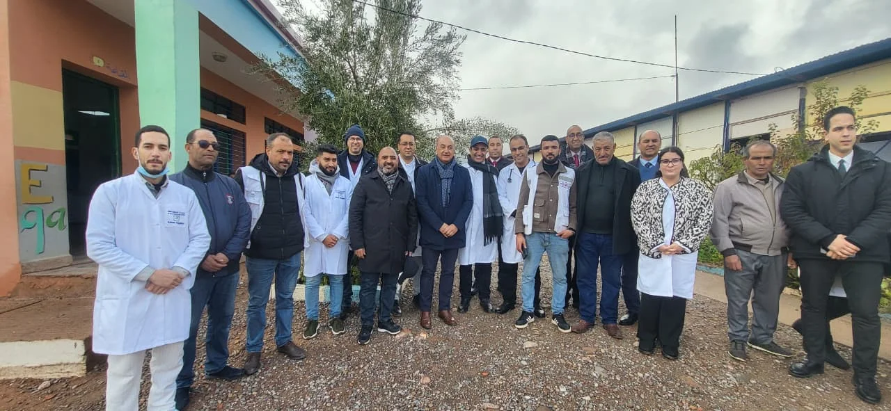 عامل إقليم قلعة السراغنة يتفقد حملة طبية متعددة التخصصات بجماعة سور العز