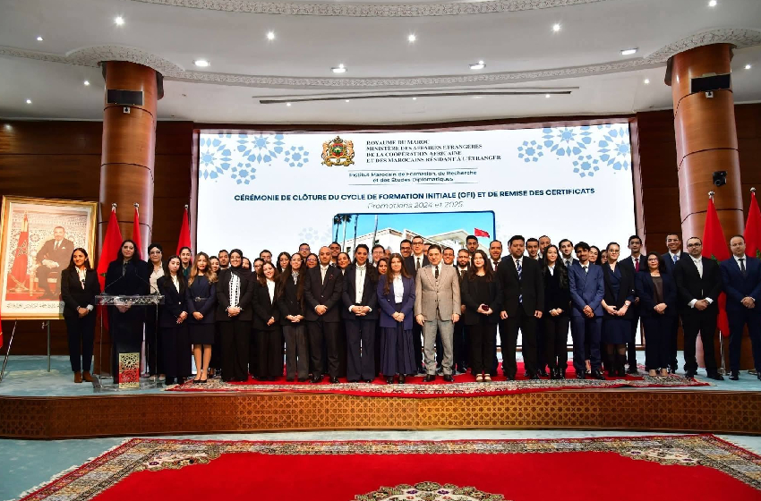 بحضور بوريطة.. تسليم الشهادات لخريجي المعهد المغربي للتكوين والأبحاث والدراسات الدبلوماسية