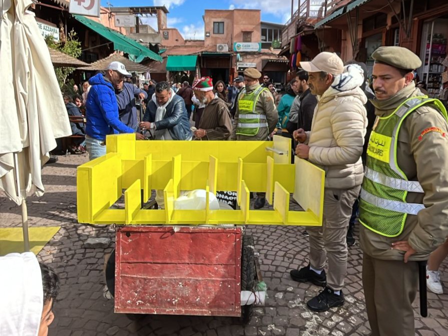مراكش.. حملة أمنية وإدارية لتحرير شوارع المدينة العتيقة من احتلال الملك العمومي