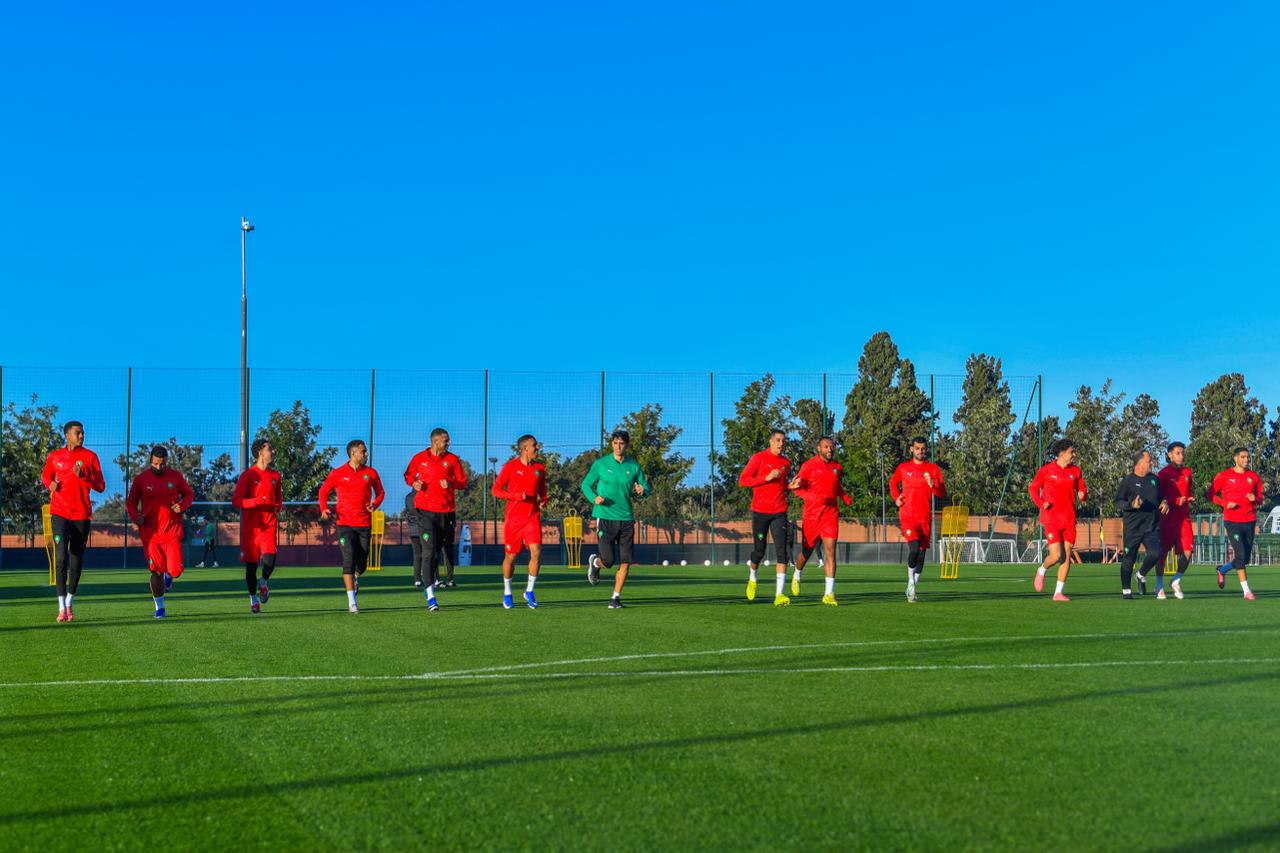 نصف نهائي “كان المغرب”.. أسود الأطلس يواصلون الاستعدادات للقاء نيجيريا