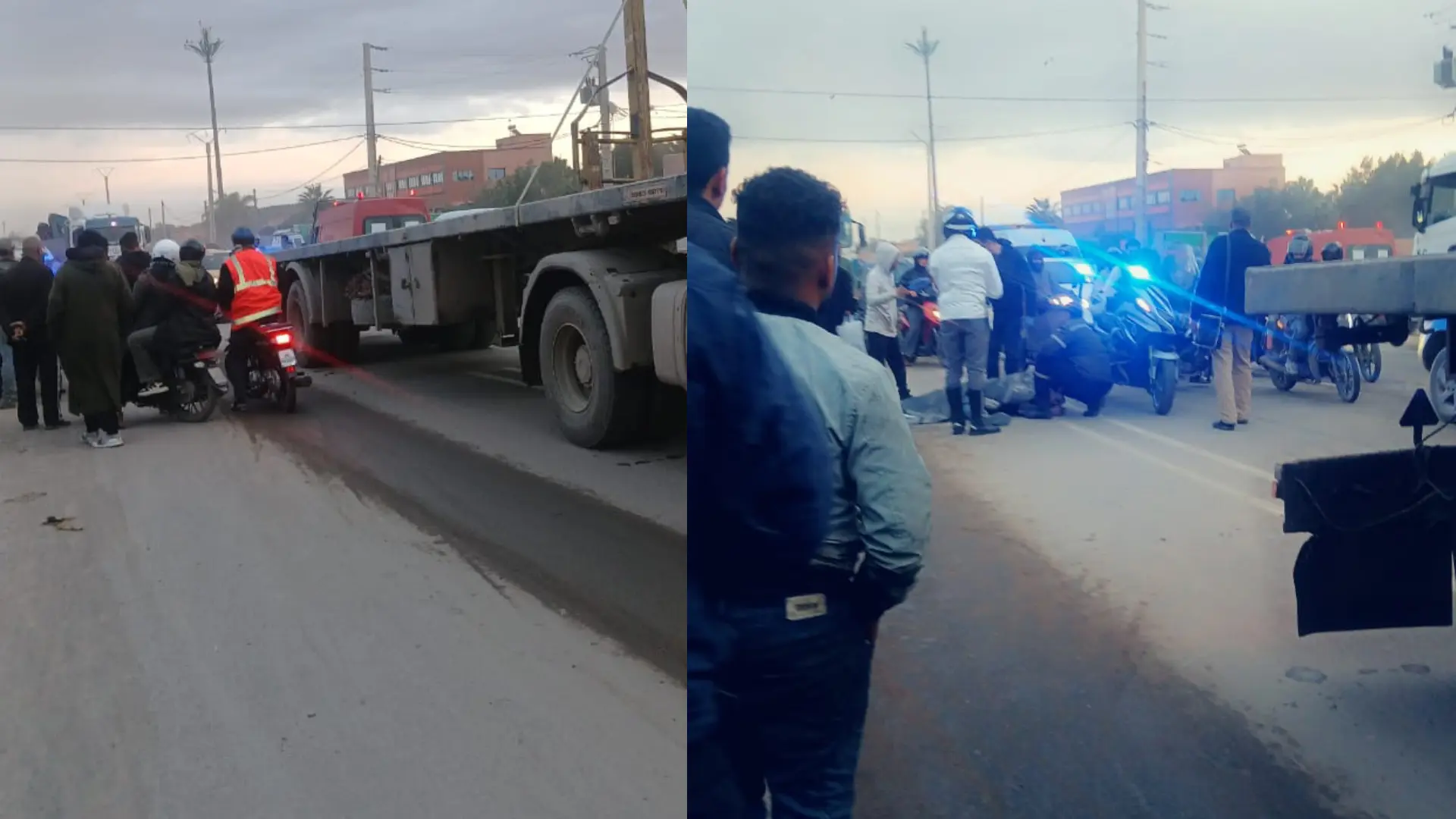 حادثة سير مميتة تنهي حياة شاب على الطريق الرابطة بين مراكش وتامنصورت