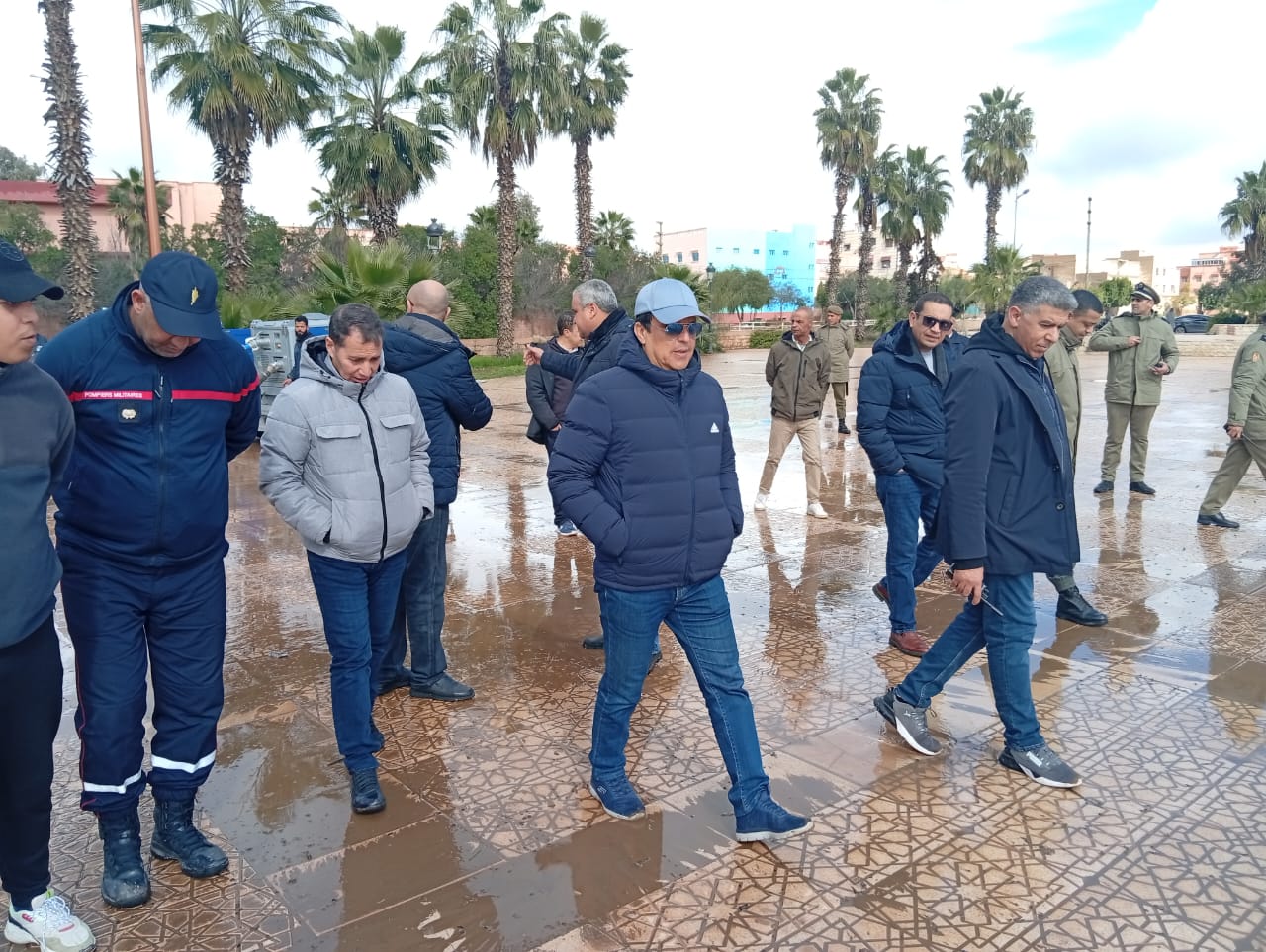 عامل إقليم الرحامنة يتفقد أحياء ابن جرير المتضررة من السيول