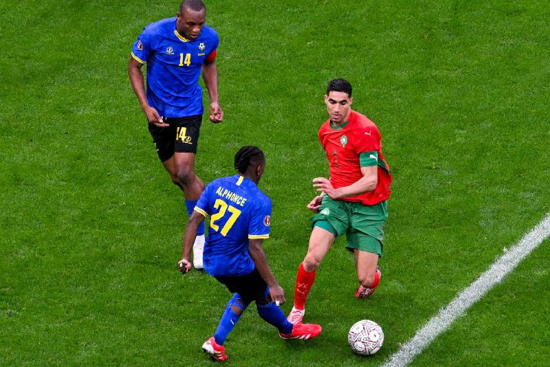 المنتخب المغربي يبلغ دور الربع عقب فوزه على نظيره التنزاني