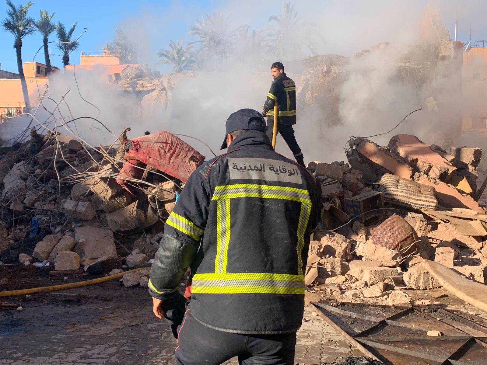 حريق مهول بحمام شعبي يستنفر السلطات بمراكش