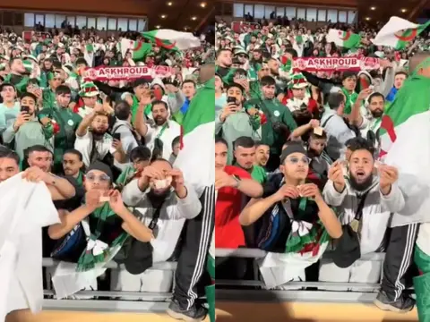 فضحو فيديو.. إيقاف مشجع جزائري لتمزيقه “فلوس مغربية” بملعب مراكش