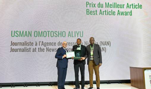 تسليم جوائز للفيدرالية الأطلسية لوكالات الأنباء الإفريقية للفائزين بمراكش