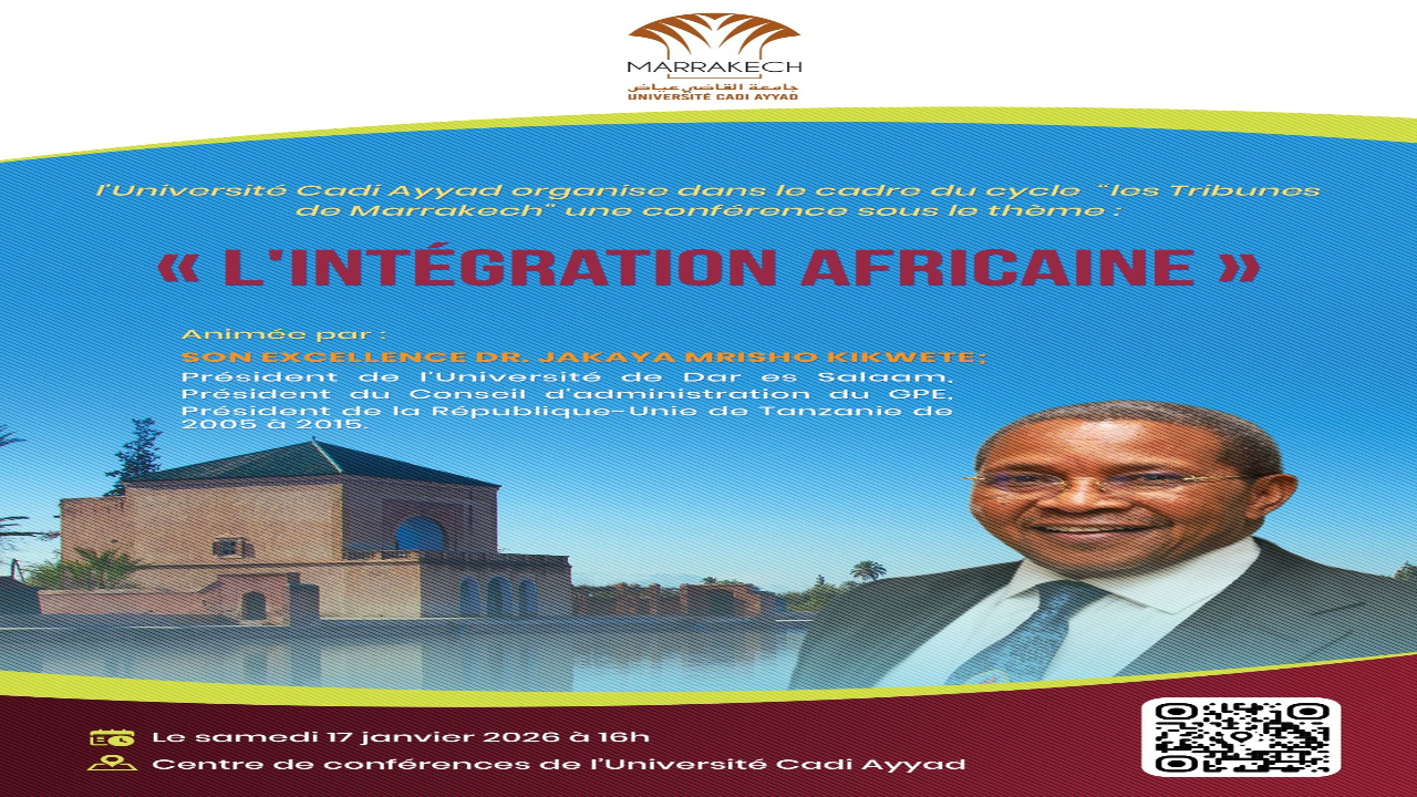 الرئيس التنزاني السابق “كيكويتي” يلقي محاضرة حول آفاق العلاقات المغربية الإفريقية بجامعة القاصي عياض مراكش
