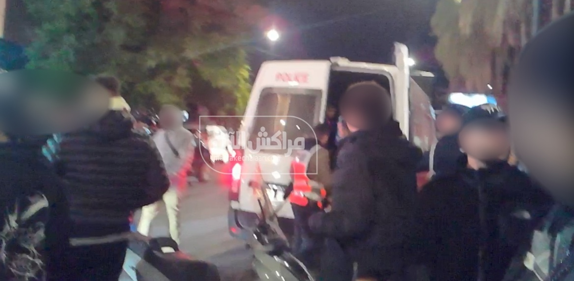 بالفيديو.. توقيف شاب للاشتباه في محاولته إثارة الشغب تزامناً مع احتفالات “التأهل” بمراكش