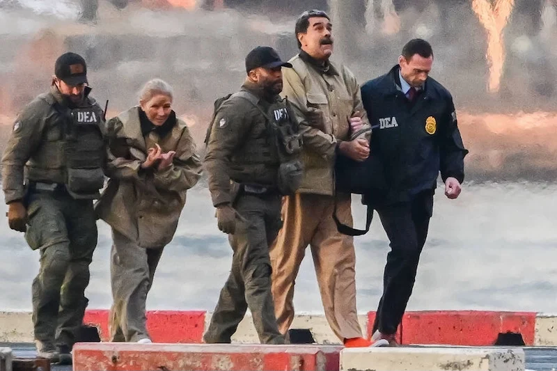 إصابة مادورو وزوجته خلال القاء القبض عليهما