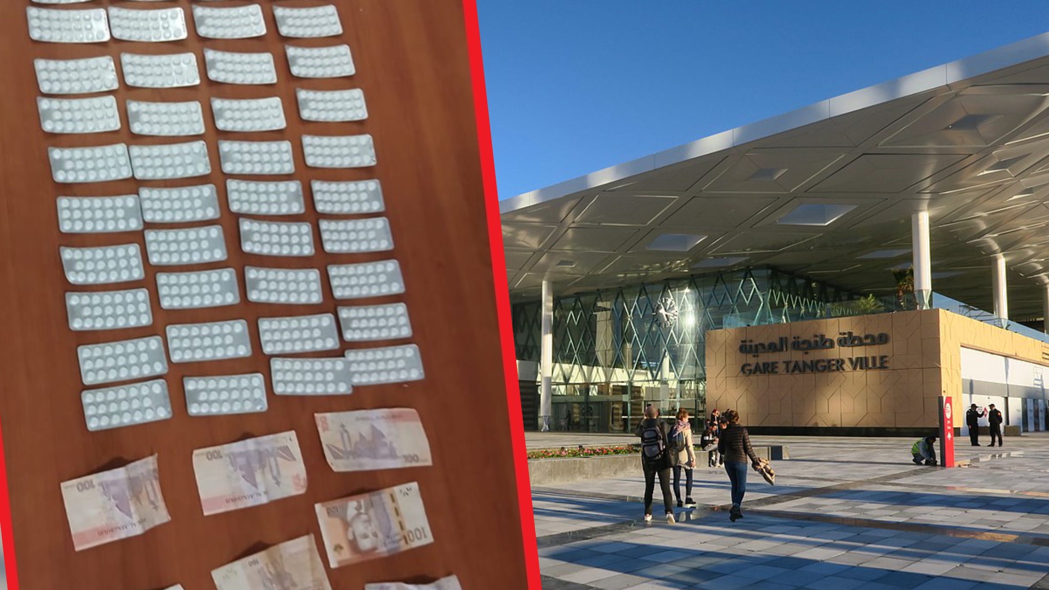 محطة القطار بطنجة.. توقيف “مبحوث عنه” بحوزته قرابة 1200 قرص مخدر