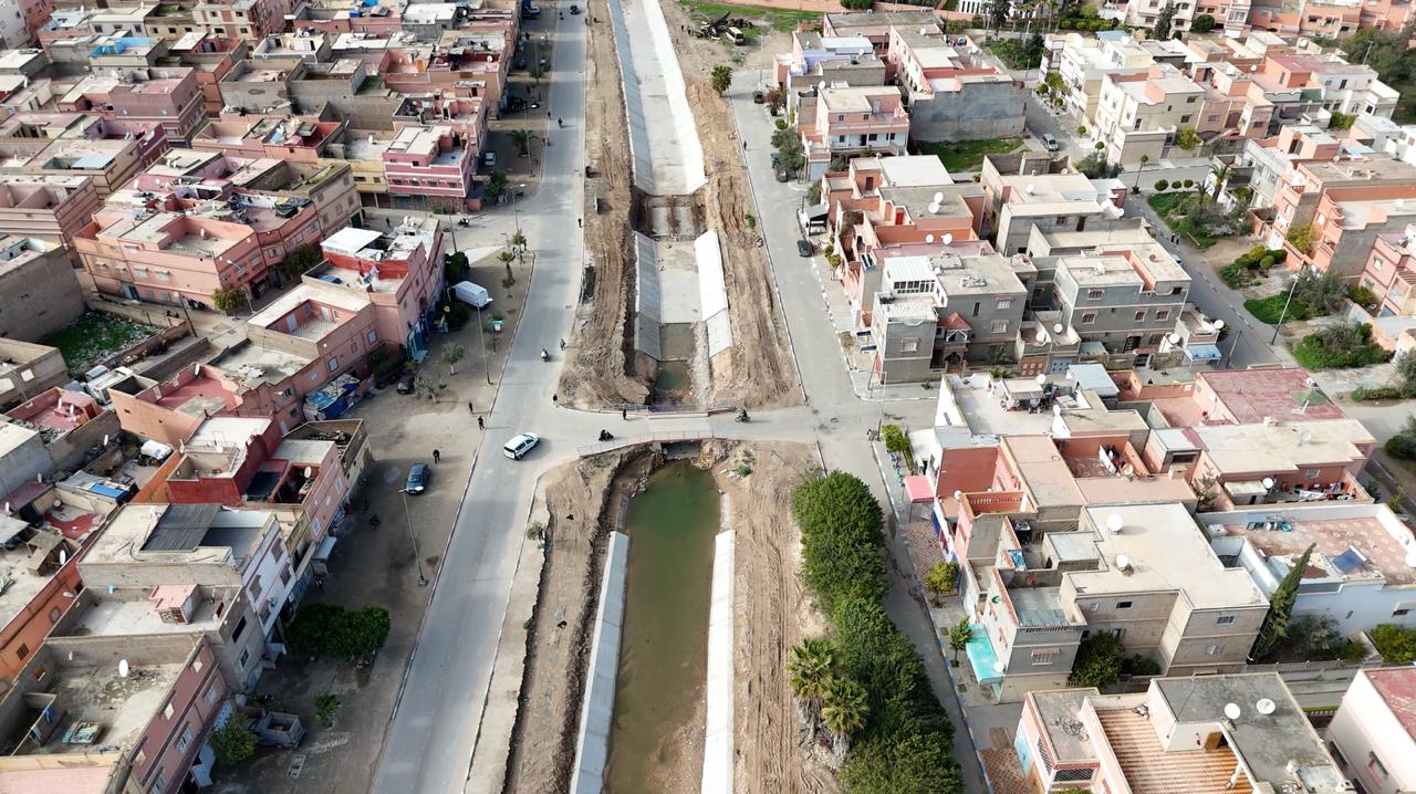 مواصلة الأشغال بمجموعة من المشاريع بإقليم اليوسفية حماية من مخاطر الفيضانات