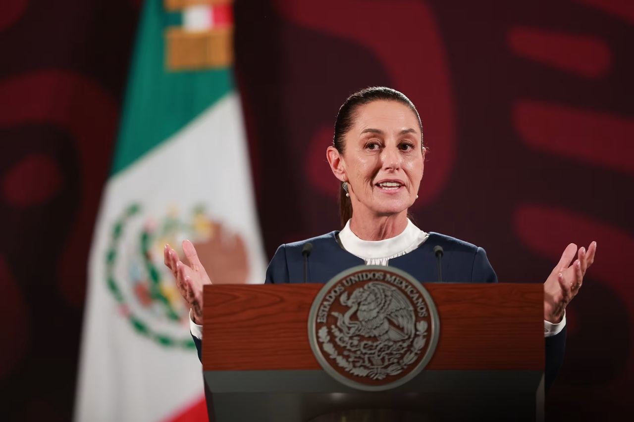 رئيسة المكسيك: “جميع الضمانات” متاحة لتنظيم مونديال 2026 في ظروف آمنة رئيسة المكسيك: “جميع الضمانات” متاحة لتنظيم مونديال 2026 في ظروف آمنة