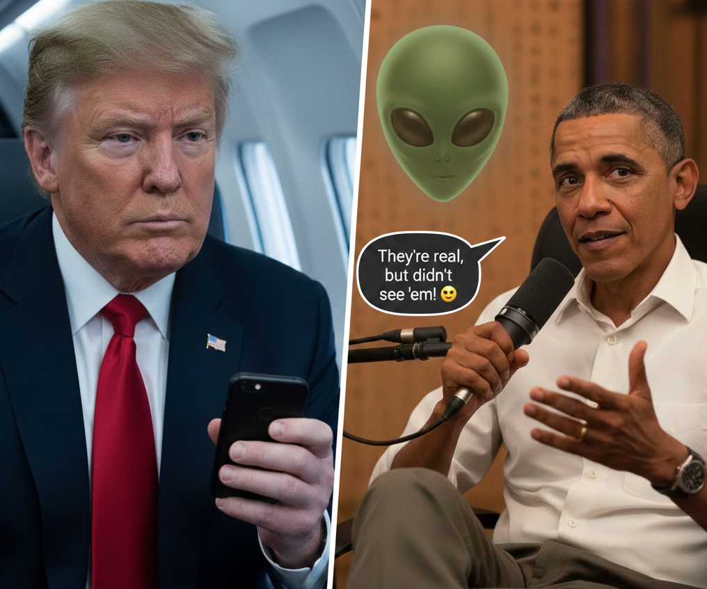 ترامب ينتقد تصريحات أوباما حول الكائنات الفضائية