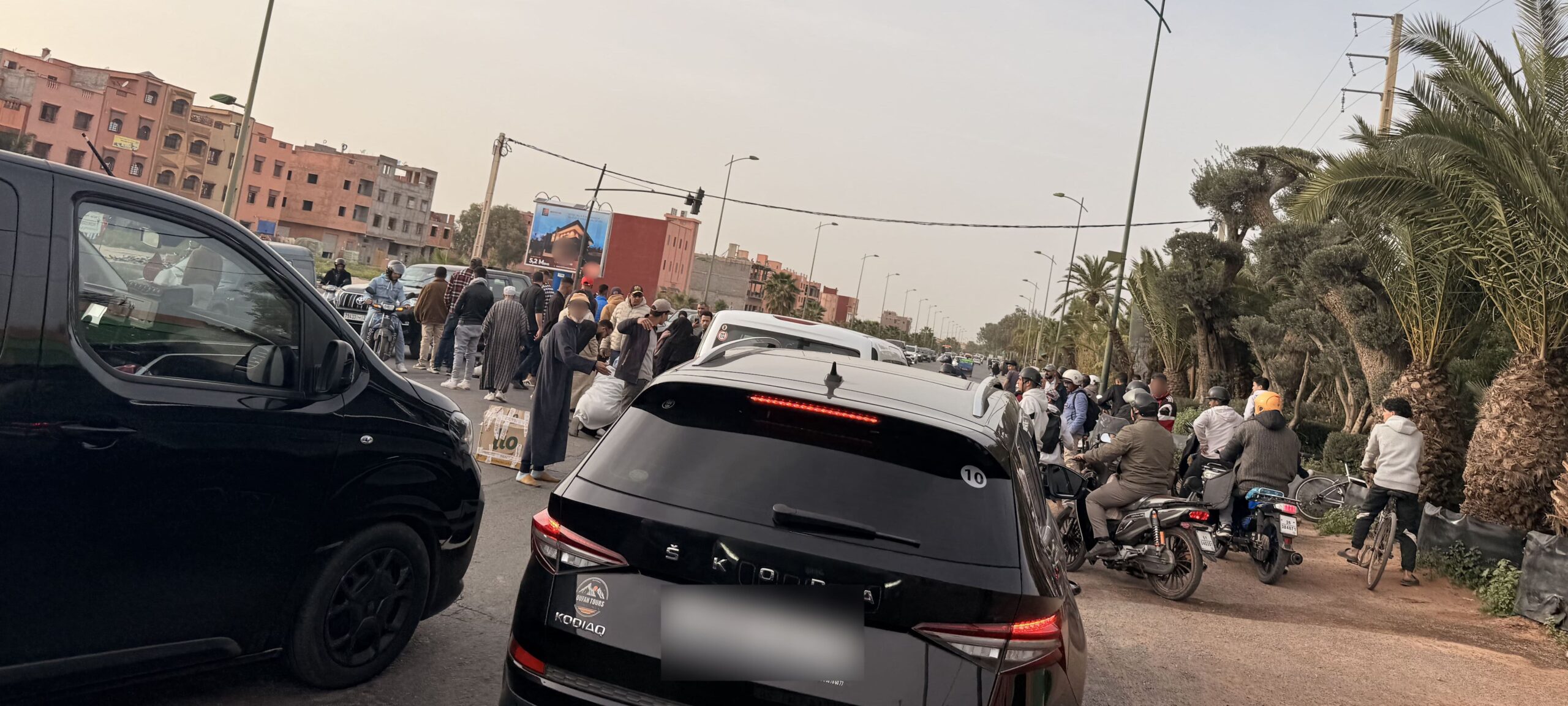 إصابات بليغة في تصادم دراجتين ناريتين يستنفر سلطات تسلطانت